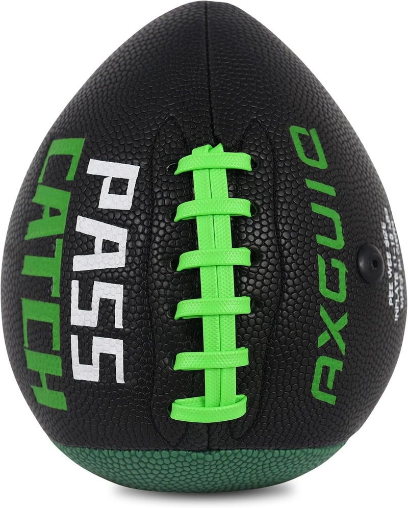 AXGUIQ PassCatch Training Football, Composite Fatherless Bounce Back Youth Football, Training Improving Enhance Solo Passing Catching Skills (Deflated) - Image 2